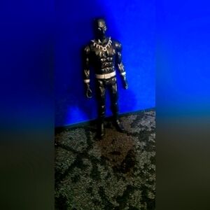 Black Panther Action Figure - Black with Silver Accents vintage